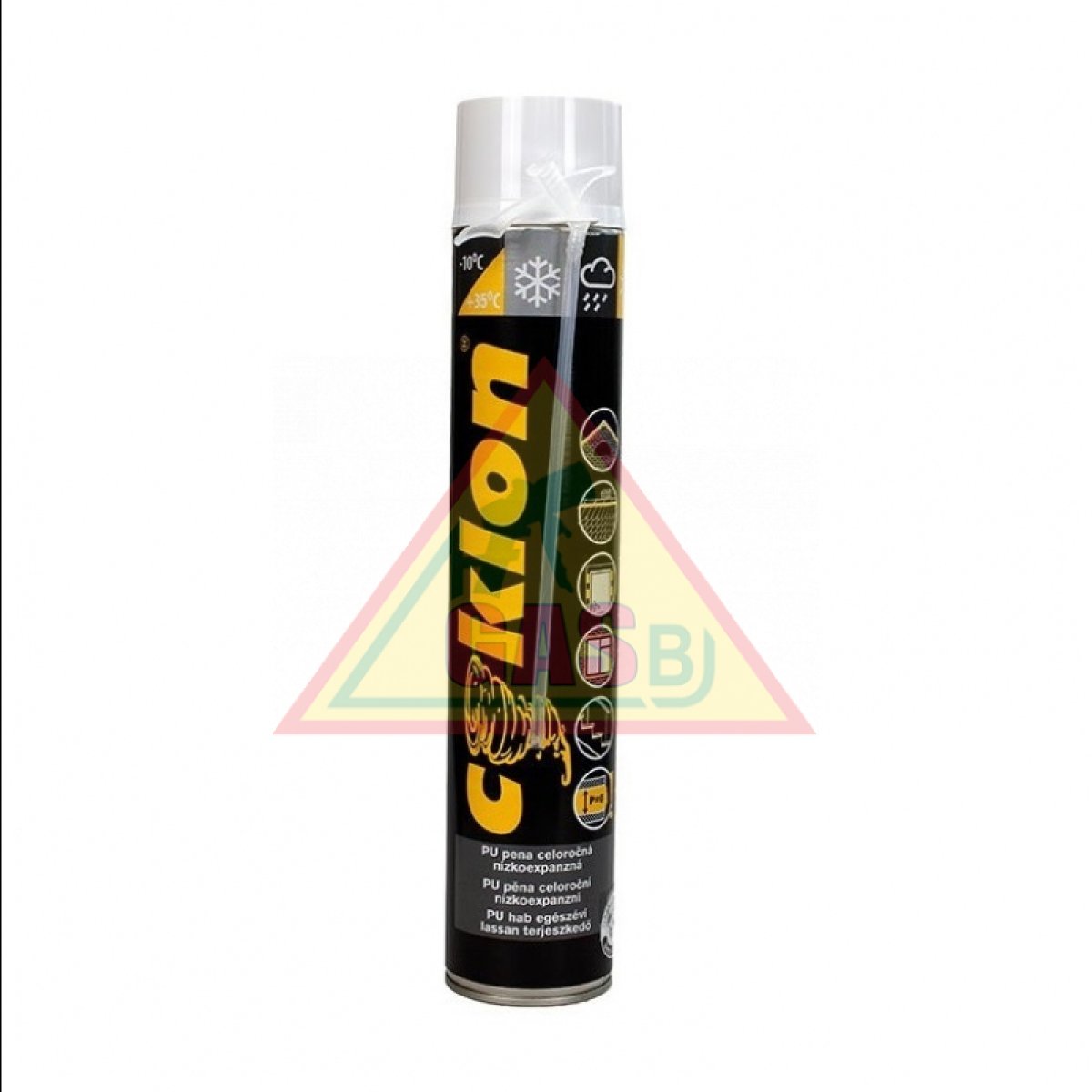 Cyklon Montážna pena Nízkoexpanzná, 750ml, žltá