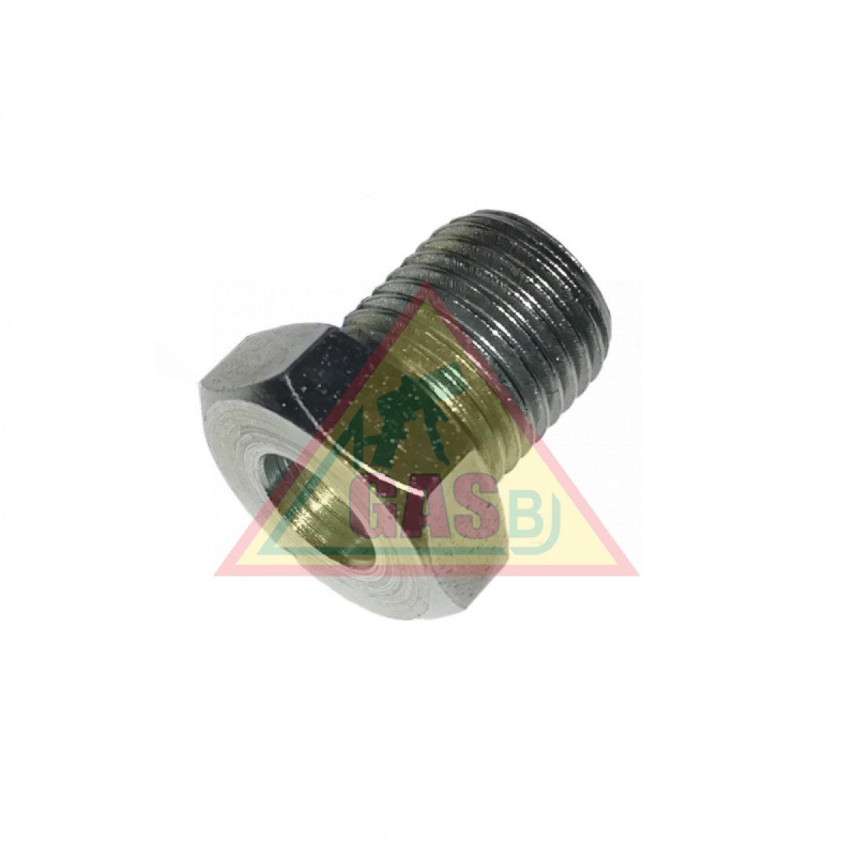 Tesniaca skrutka d6mm/M10x1-L15mm,  šesťhran M14 - oceľ