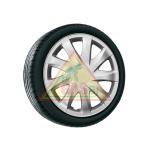 Puklice CHEVROLET 13", DRACO, strieborná, 4ks