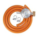 MEVA NP01007 hadica 1,5m s 2 sponami a regulátorom tlaku 30Mbar