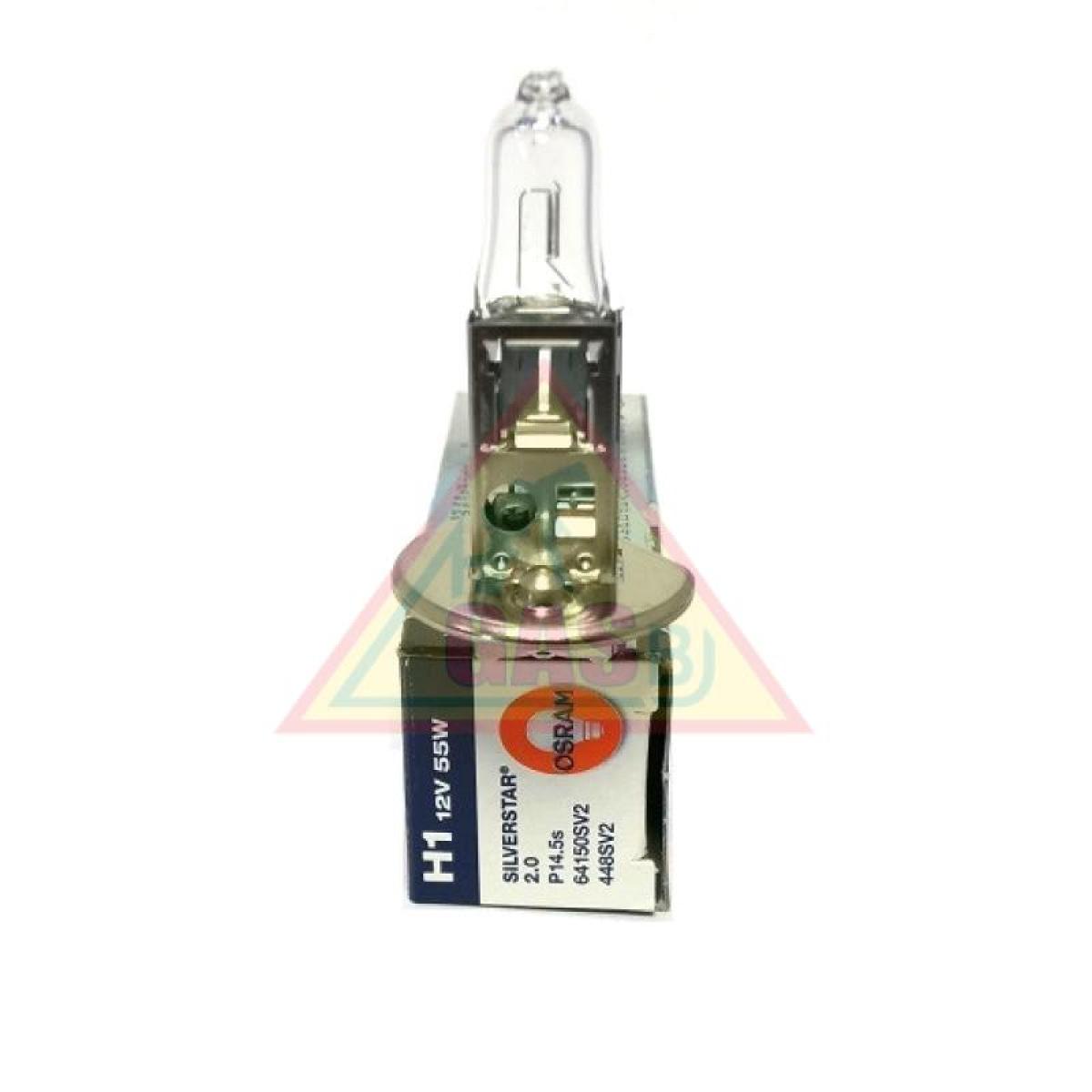 Osram Autožiarovka H1 12V 55W SILVERSTAR so zvýšenou svietivosťou a dosahom