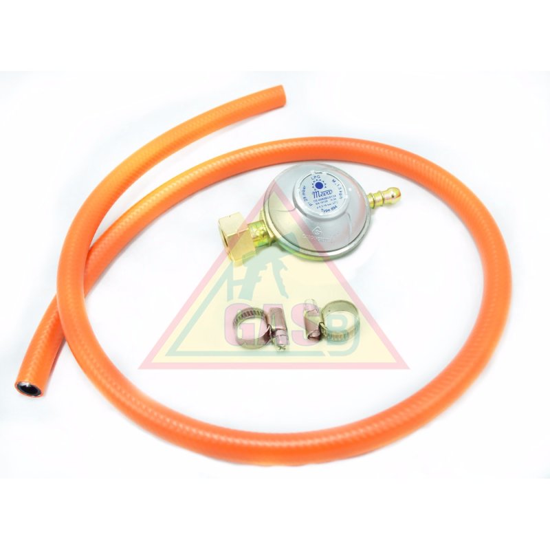 MEVA NP01007 hadica 1,5m s 2 sponami a regulátorom tlaku 30Mbar