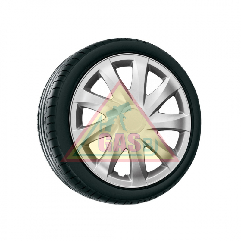 Puklice RENAULT 13", DRACO, strieborná, 4ks