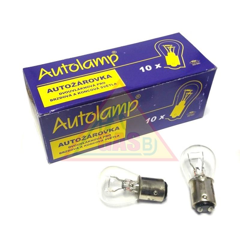 AUTOLAMP Autožiarovka 12V 21/5W BAY15d (P21/5W) A2641