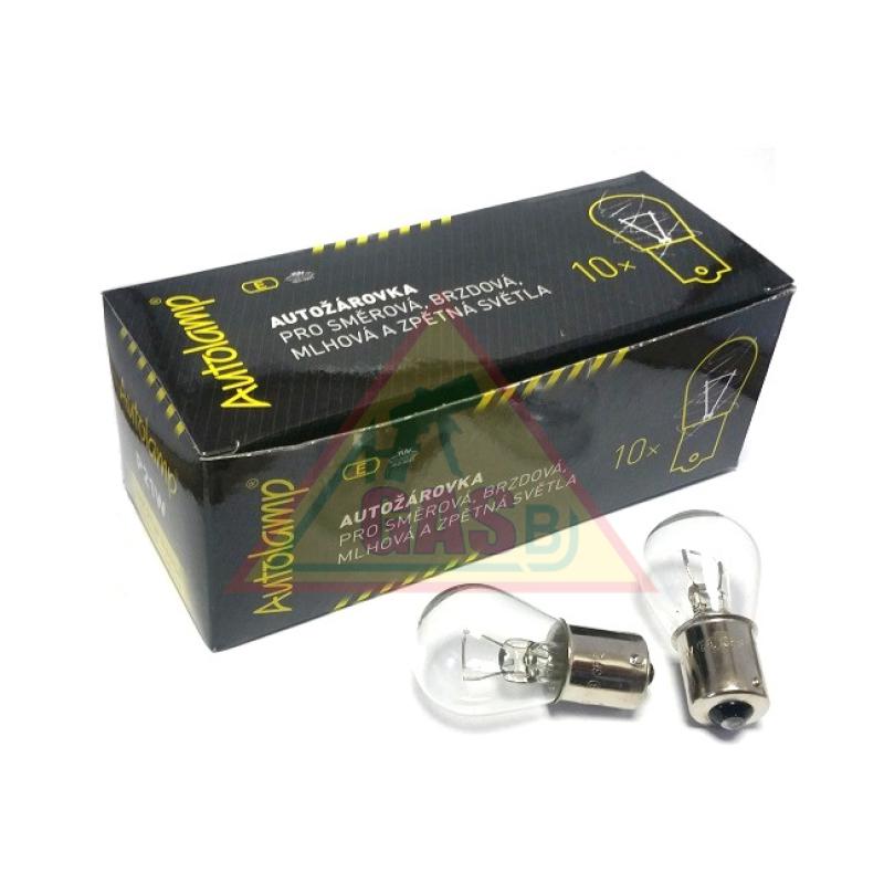 AUTOLAMP Autožiarovka 12V 21W BA15s (P21W) A2447