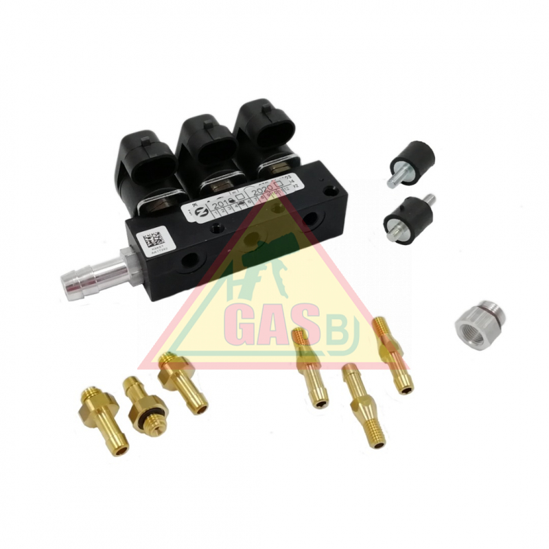 RAIL Vstrekovacia lišta IG1, 3-valcová; 3 Ohm