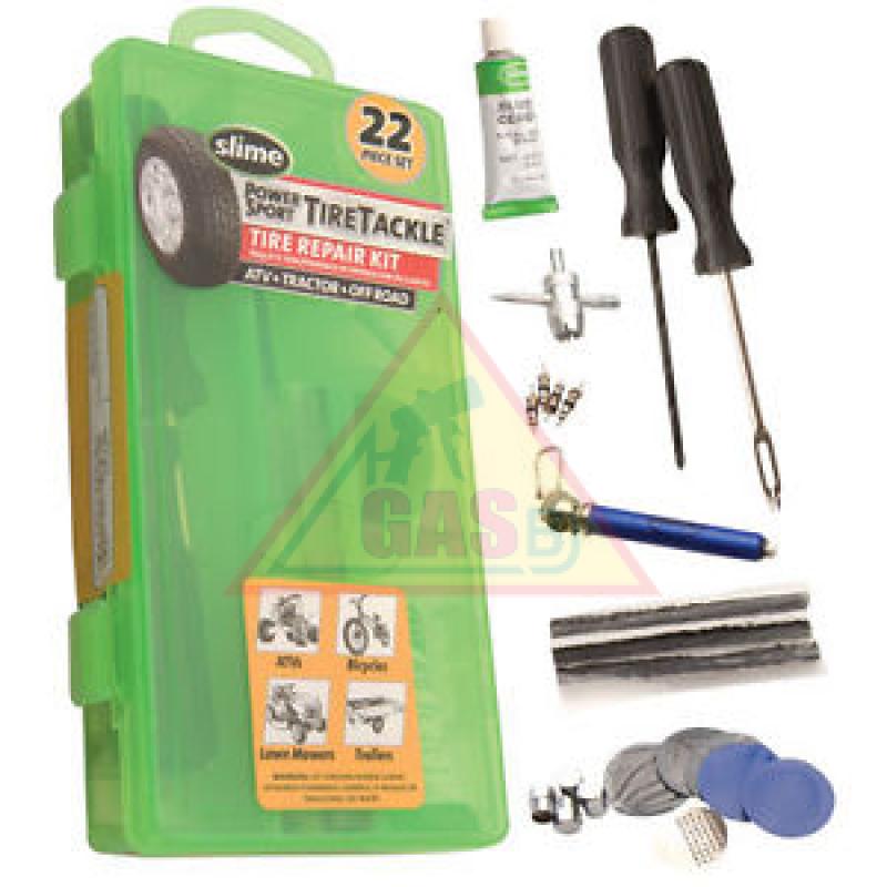 Slime TireTackle – opravná pneu sada s pneumeračom