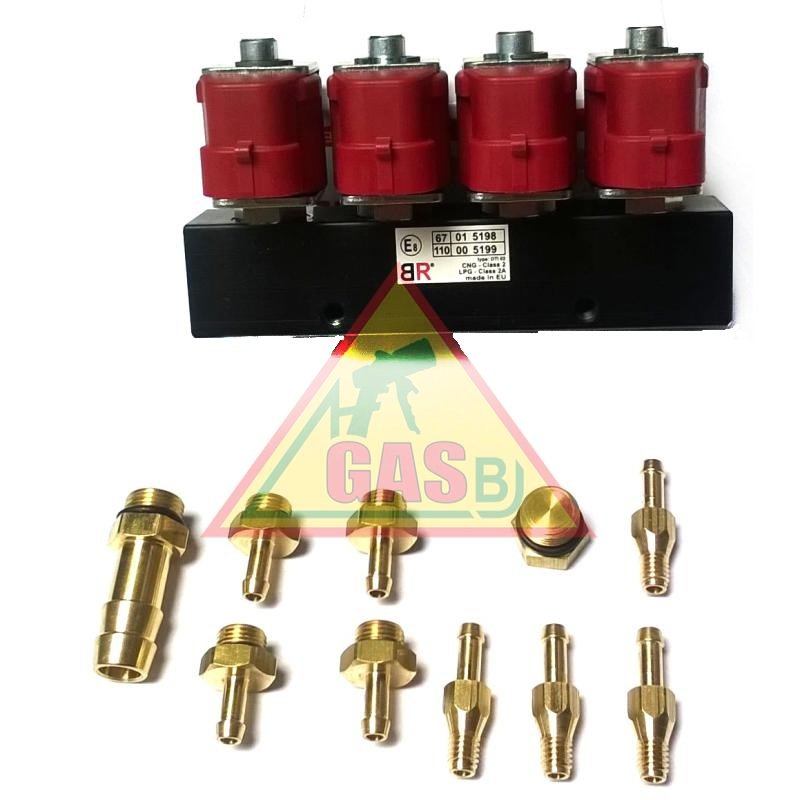 VALTEK Vstrekovacia lišta BR 4-Valce, 3 Ohm