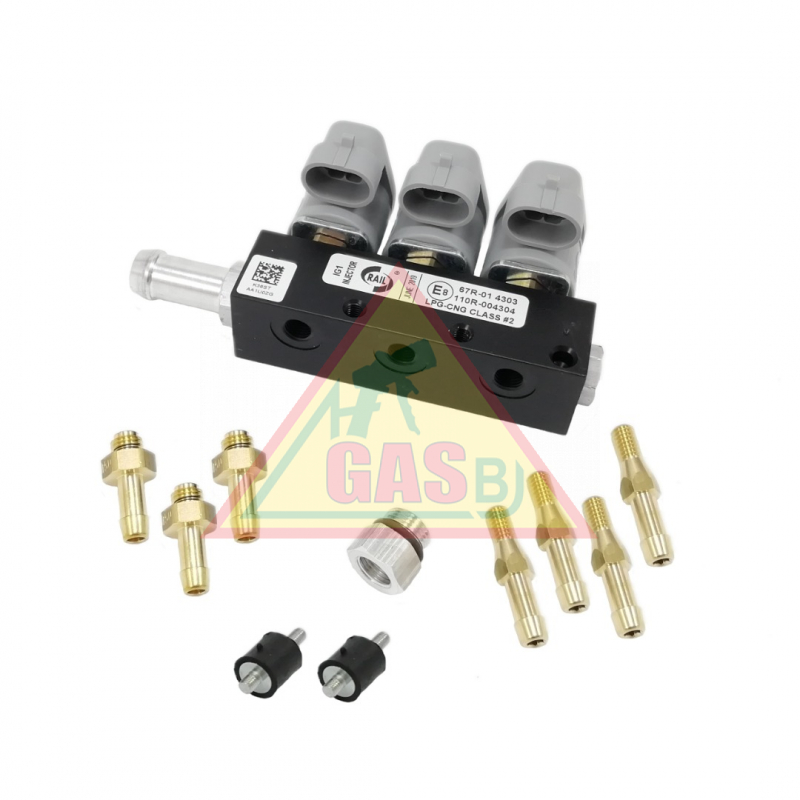 RAIL  Vstrekovacia lišta IG1, 3-valcová, 2Ohm