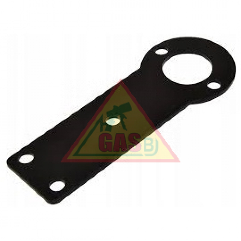 Úchyt LPG nádrže pod auto - dĺžka 110mm, hr. 2mm, čierny