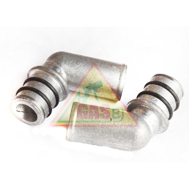 BRC Kolienko do reduktora D16mm/D16mm - 120° (kovové)