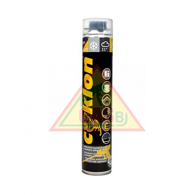 Cyklon Montážna pena, Pištolová, 750ml, žltá